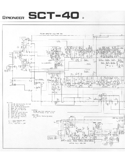 Pioneer SCT-40 Schematics Diagram Type D - pag. 2